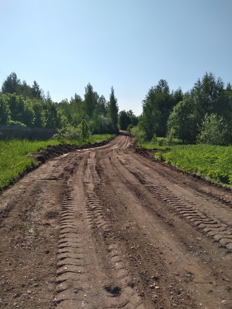 Ремонт автомобильной дороги в д.Федово.